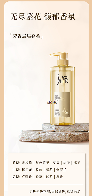 舒蕾芳韵水润柔肤沐浴露-500g（20瓶/箱）整箱发货
