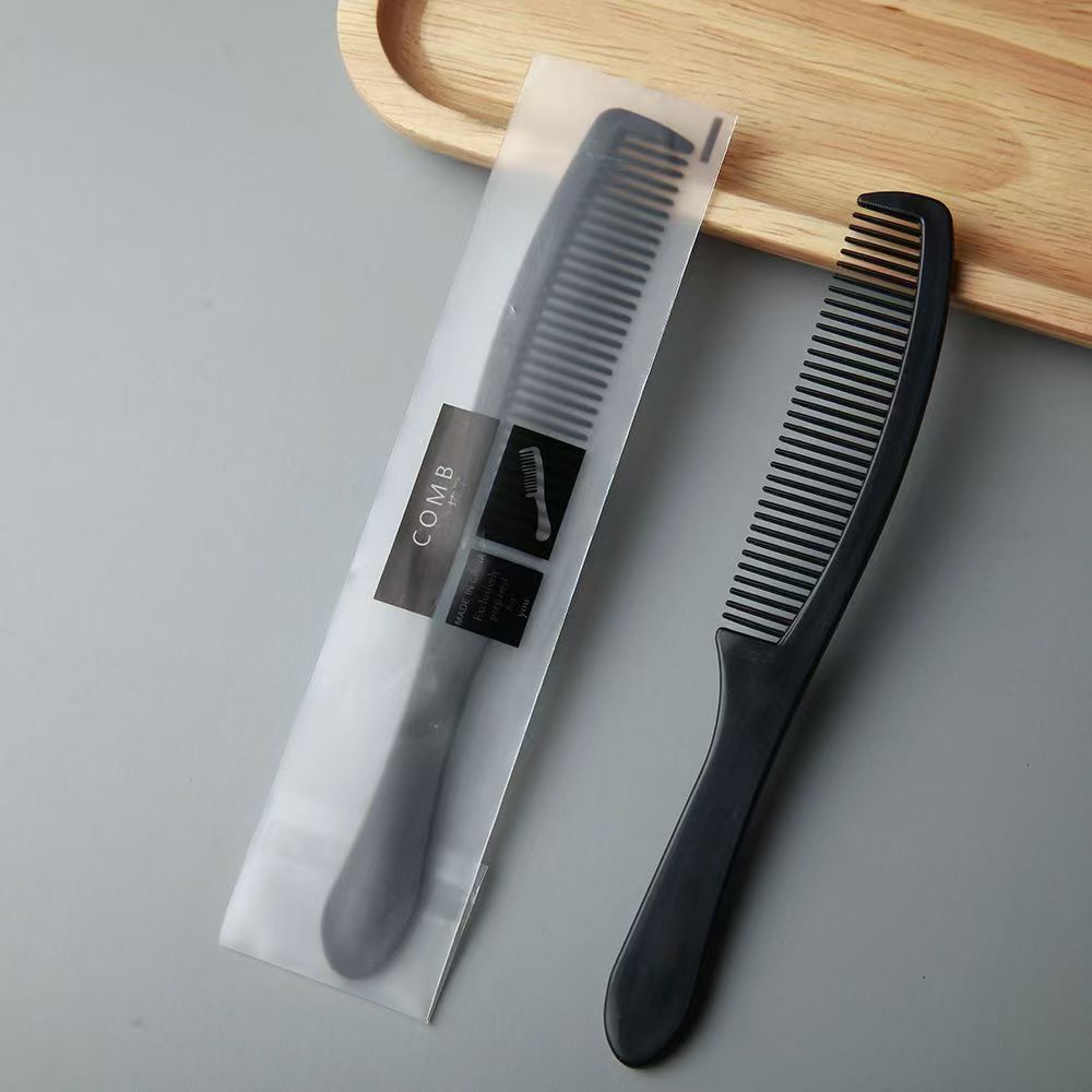 黑标软膜 黑长条梳梳子克重：7克 材质：pp 包装：6丝软膜